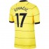 Camisola Chelsea Mateo Kovacic 17 Equipamento Segundo 2021-2022 Manga Curta